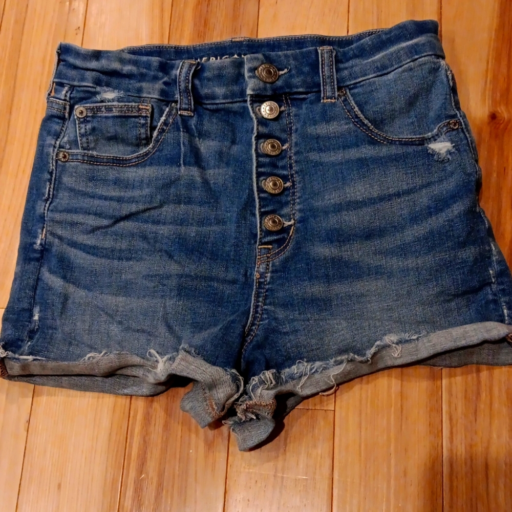 AMERICAN EAGLE, Curvy High-rise Shortie, Size 6, Perfect Condition.
